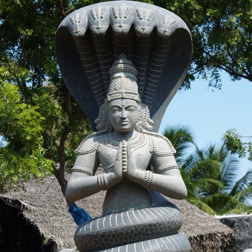 God Vishnu Stone Design