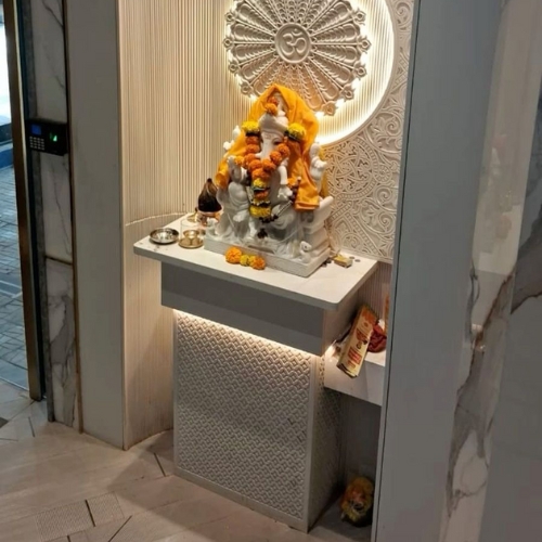 Ganpati Pooja Mandir Design